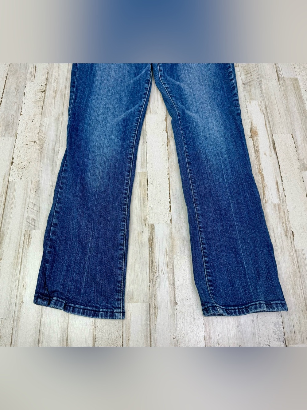 VIGOSS Straight Leg Jeans Women’s 13/14 (34x30) Blue Wash Stretch Denim - Picture 4 of 11
